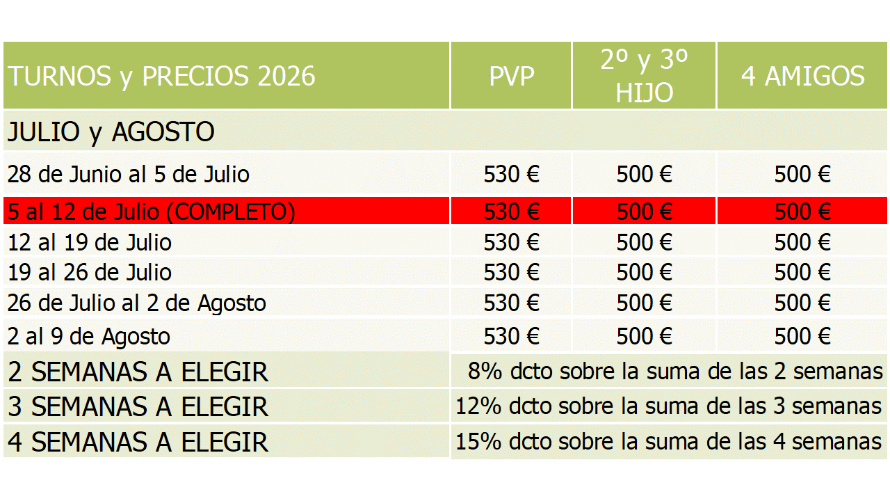 SEGUNDA SEMANA COMPLETA
